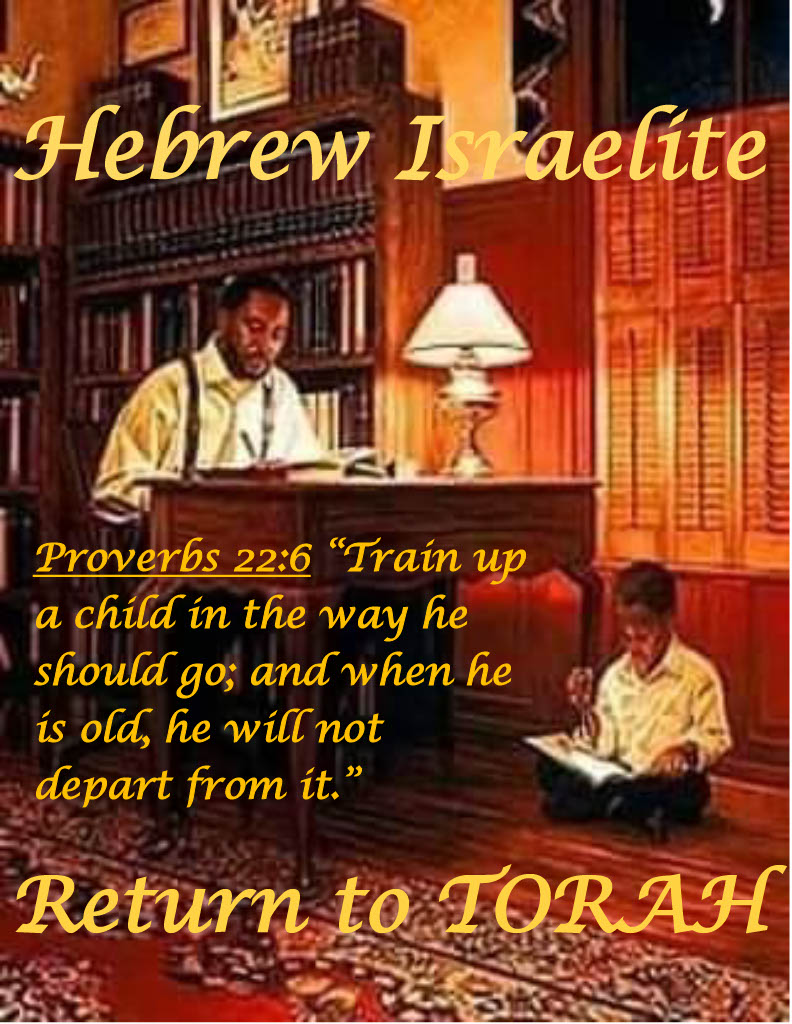 Hebrew Israelite learning Torah